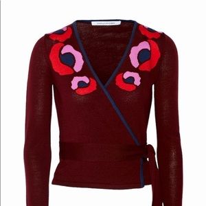 Diane VonFurstenberg wrap sweater